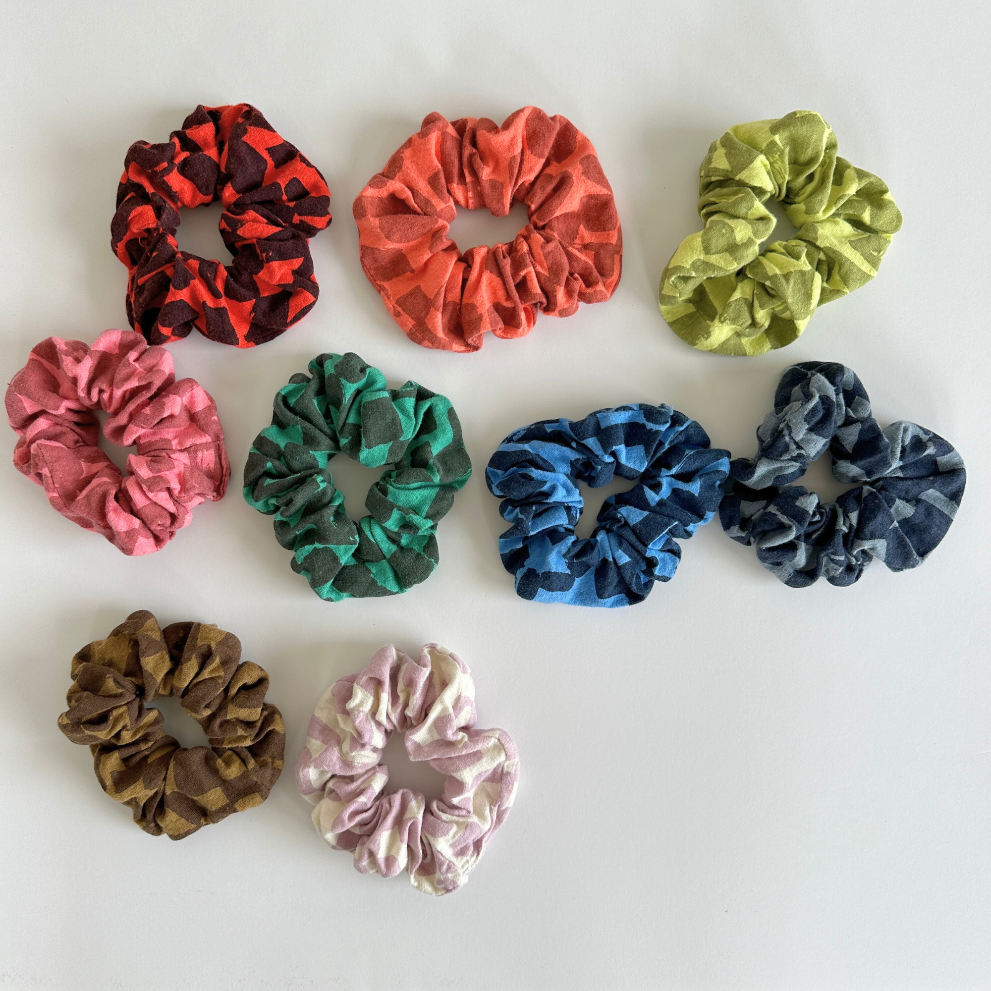 Jenny Pennywood Zero Waste Scrunchie in Electric Blue