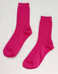 Le Bon Shoppe Her Socks in Fuchsia