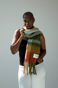 The Stockholm Scarf - 100% Recycled - Mossy Spring