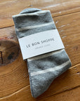 Le Bon Shoppe Wally Socks in Cement