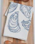 Oyster Tea Towel in Grey