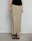 The Talia Skirt: Khaki