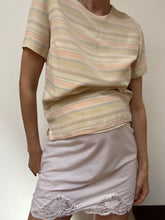 Load image into Gallery viewer, Pastel Rainbow Silk Top
