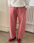 Le Bon Shoppe Arc Pants in Red Gingham