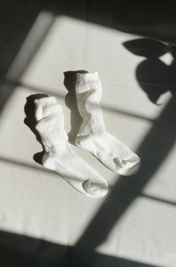 Cottage Socks WHITE LINEN