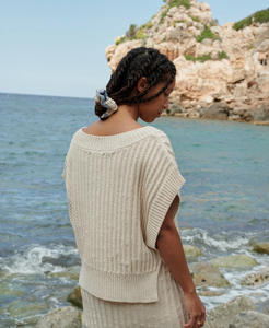 Žiedas: Oat Milk Cotton Vest PREORDER