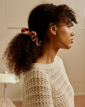 Load image into Gallery viewer, Žiedlapis: Fantasy Rhubarb Scrunchie
