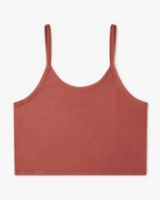Load image into Gallery viewer, Organic Cotton Crop Top RUST
