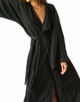 Belle The Label - The Robe: Charcoal