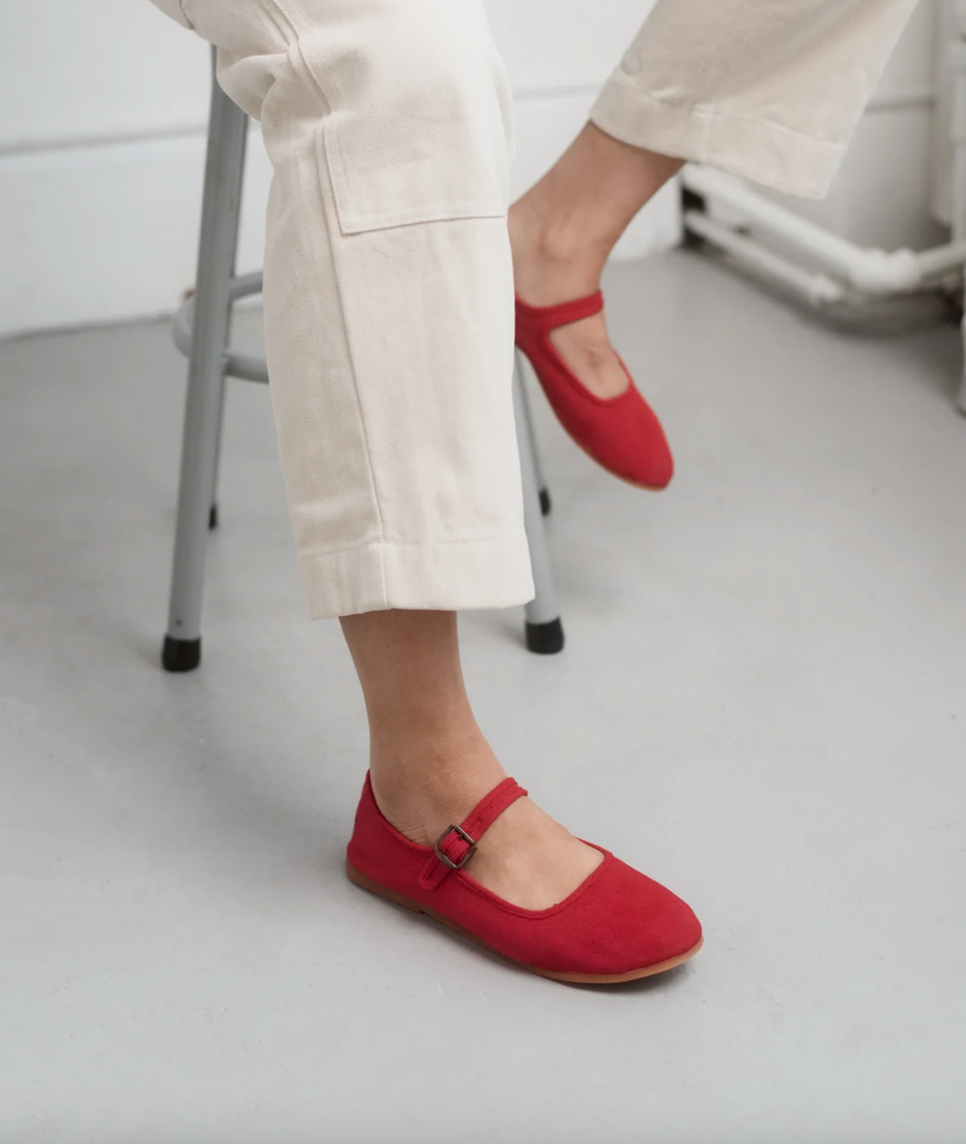 Small Lot: The Classic Mary Jane RED
