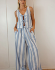 Shop Shani Lou Pant in Stripe