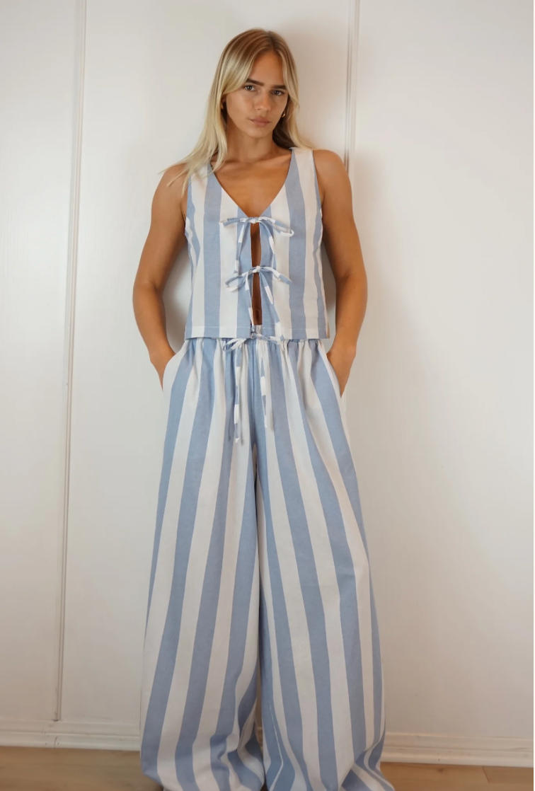 Shop Shani Lou Pant in Stripe