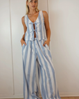 Shop Shani Lou Pant in Stripe