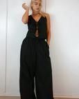 Shop Shani Lou Pant in black