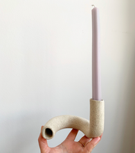 Load image into Gallery viewer, Janelle Gramling Noodle Ceramic Candlestick Holder - Small
