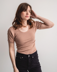 Rawson Vintage Berlin Tee in Dusty Rose