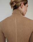 The Knotty Ones Austėja Merino Wool Turtleneck in Nutmeg