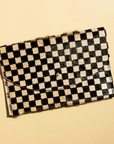 Primecut Envelope Pouch - Tan Checkered Hair On Hide