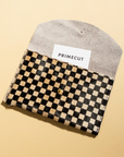 Primecut Envelope Pouch - Tan Checkered Hair On Hide