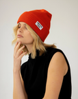 Arctic Fox Recycled Bottle Beanie in Sunkissed Coral