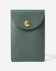 The Biggie Leather Card Case: Evergreen