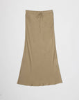 The Talia Skirt: Khaki