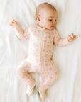 2-Way Zip Bamboo Baby Romper Footy PJs