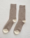 Le Bon Shoppe Classic Cashmere Socks in Fawn