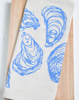 Oyster Tea Towel in Blue-Violet