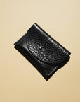 Primecut Cardholder in Black Leather