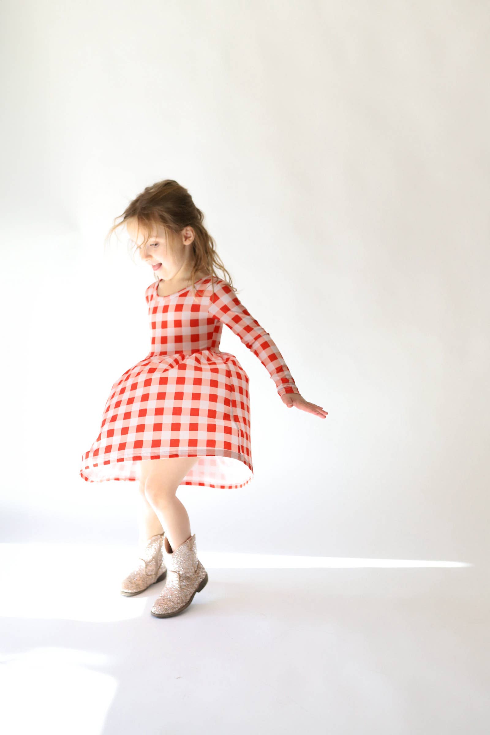 Polished Prints Kit Plaid Adventure Dress
