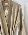 Honest Cotton Fall Cotton Robe in Cream