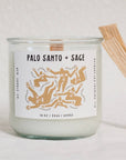6pm Candle Company 10oz Soy Candles in Palo Santo + Sage