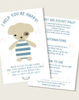 Pocokins Mini Pocket Pal - Theo the Dog (Happiness)