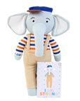 Flappy the Elephant Cotton Knit Doll