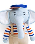 Flappy the Elephant Cotton Knit Doll