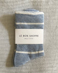 Le Bon Shoppe Wally Socks in Cement