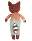 Flint the Raccoon Cotton Knit Doll