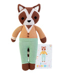 Flint the Raccoon Cotton Knit Doll