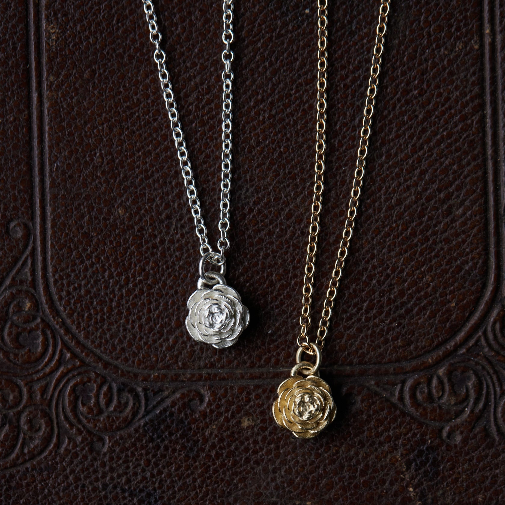Hannah Blount Jewelry Rose Garden Necklace in Sterling Silver