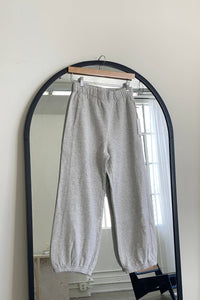 French Terry Balloon Pant - Heather Grey