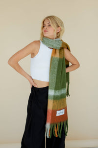 The Stockholm Scarf - 100% Recycled - Mossy Spring