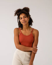 Load image into Gallery viewer, Organic Cotton Crop Top: RUST
