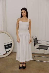 The Marcella Dress | White